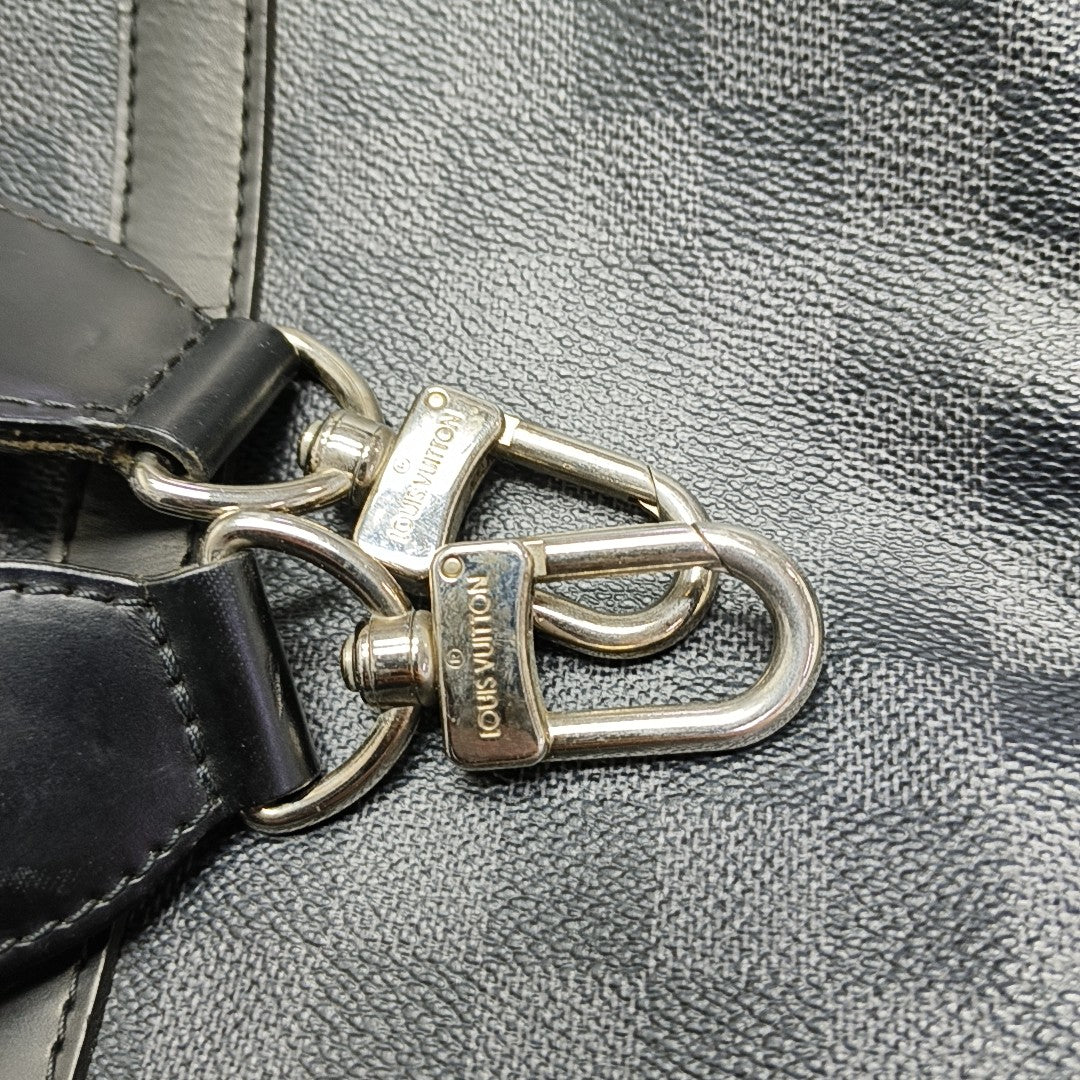 TADAO MM Damier Graphite Coated Canvas Gray
