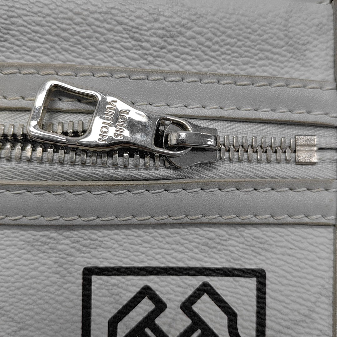 FLAT Monogram Lona Revestida Gris