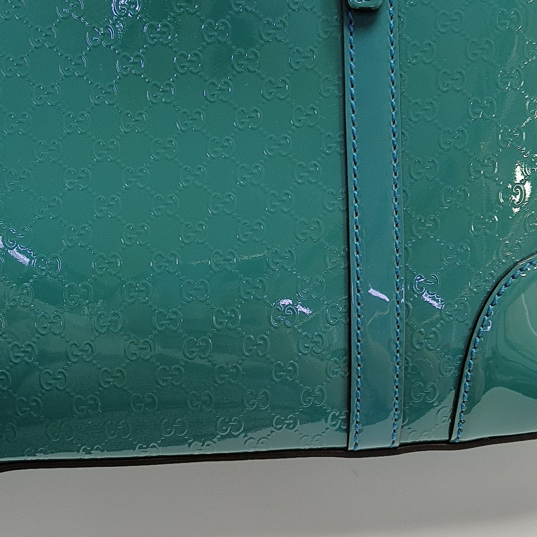Monogram Patent Leather Blue