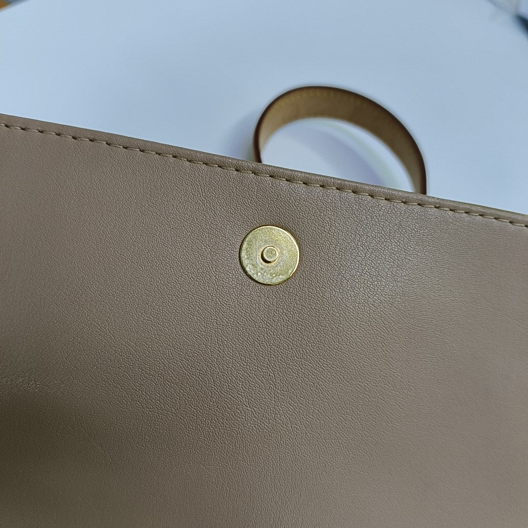 THOMPSON STREET Monogram Calfskin Yellow