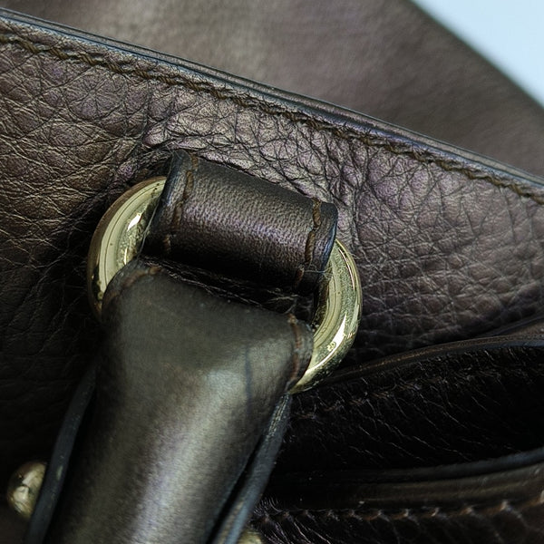 Gancini Calfskin Brown