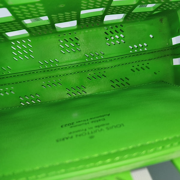 SOFT TRUNK Damier Rubber Green