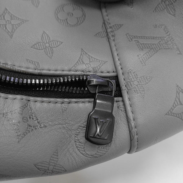 RACER Monogram Calfskin Gray