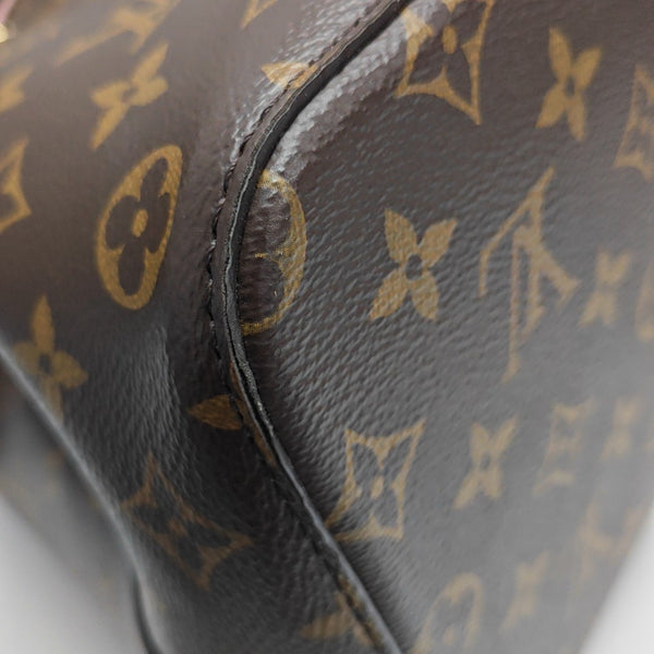 NÉONOÉ MM Monogram Coated Canvas Brown