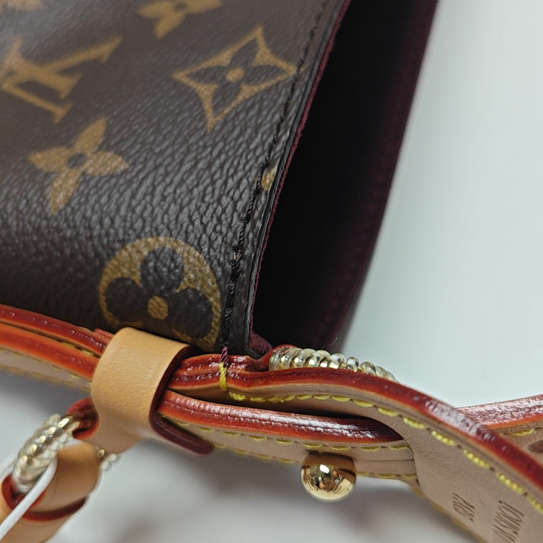 ALL IN Monogram Coated Canvas Brown