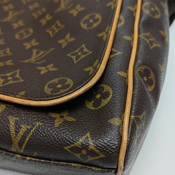 VALMY Monogram Coated Canvas Brown