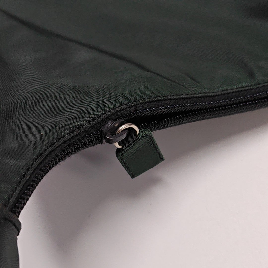 Nylon Shoulder Bag Green