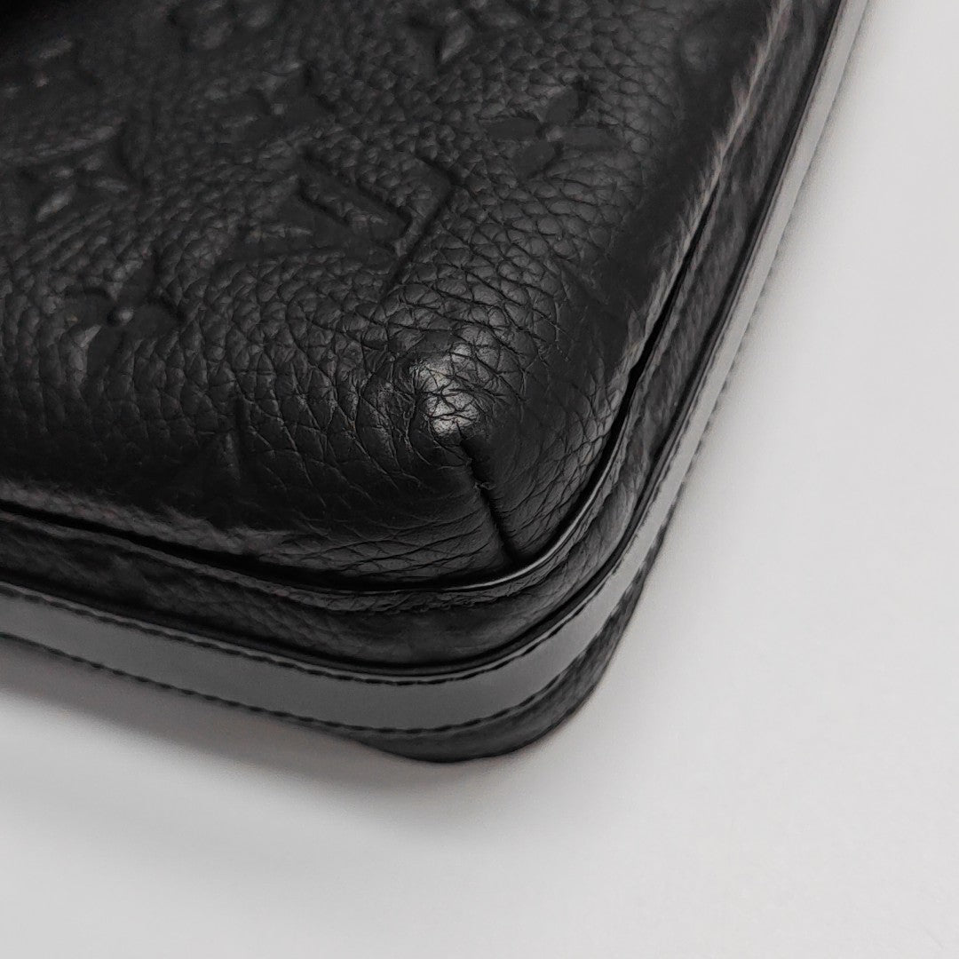 STEAMER Monogram Calfskin Black