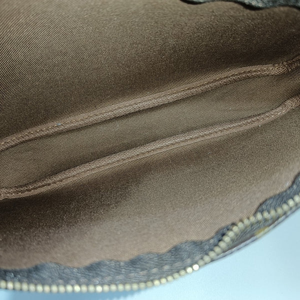 ACCESSOIRES Monogram Coated Canvas Brown