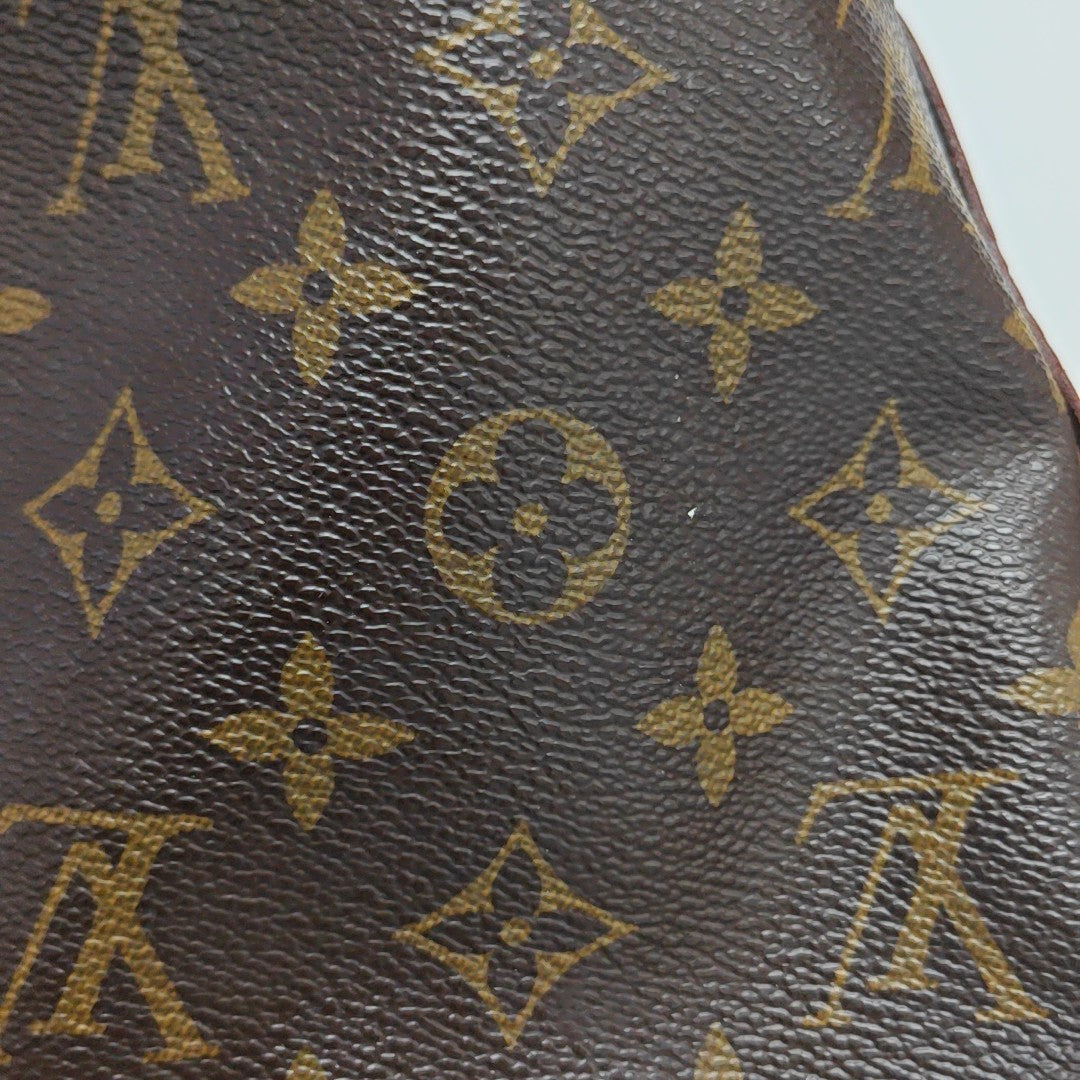 NÉONOÉ Nano Monogram Coated Canvas Brown