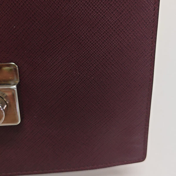 Sound Bag Saffiano Calfskin Red