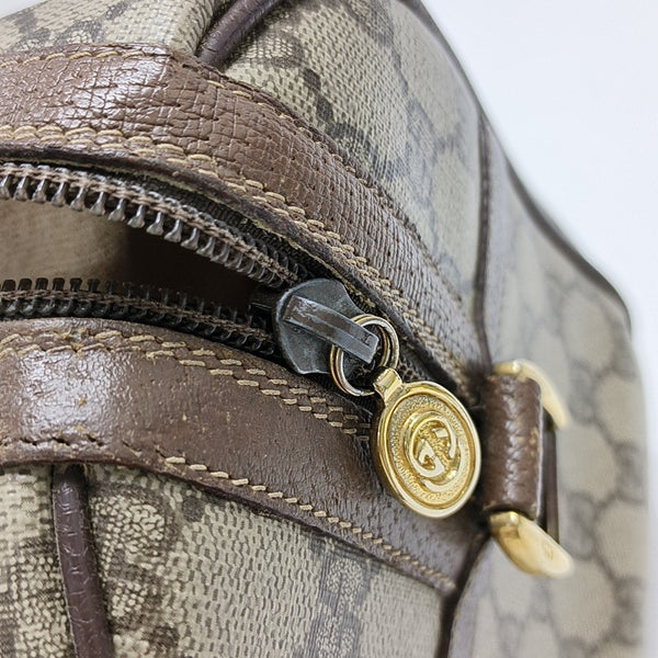 Monogram Coated Canvas Top Handle Bag Beige