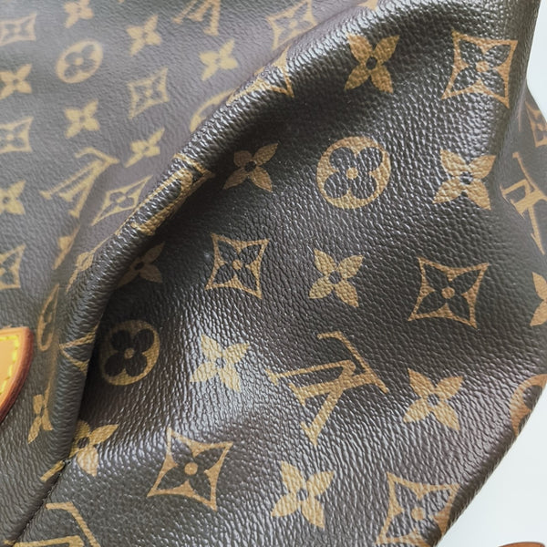 TURENNE MM Monogram Coated Canvas Brown