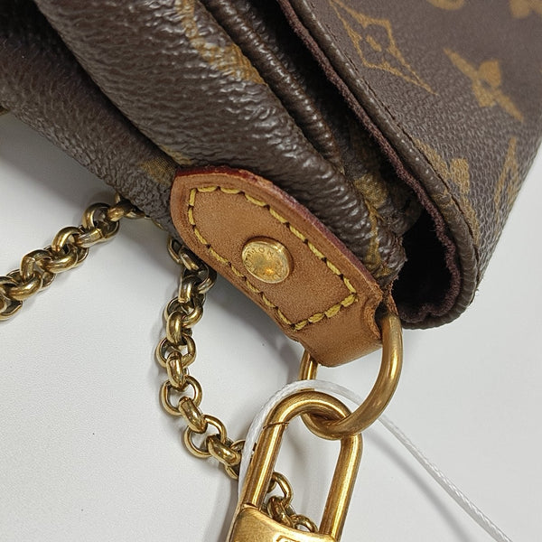 FAVORITE PM Monogram Coated Canvas Brown