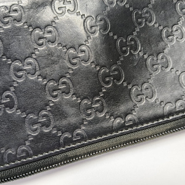 Monogram Calfskin Clutch Black
