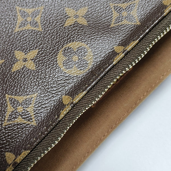 VINTAGE BEAUBOURG Monogram Coated Canvas Brown