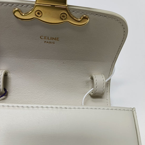TRIOMPHE Mini Calfskin White