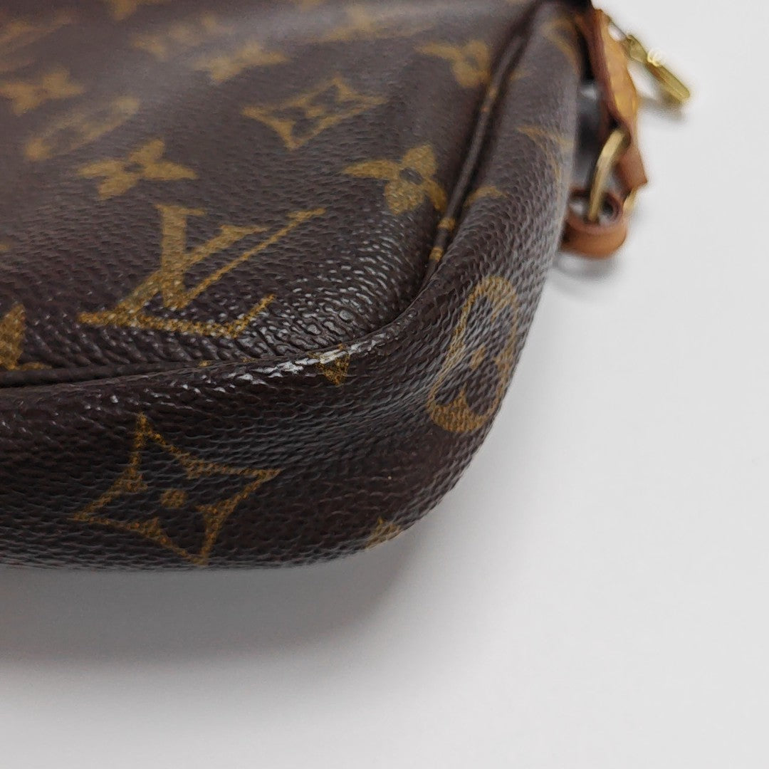 ACCESSOIRES Monogram Coated Canvas Brown