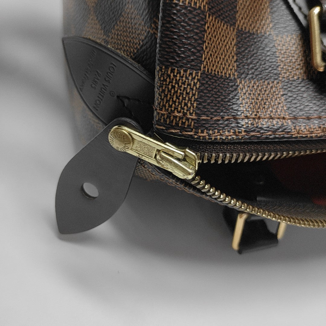 SPEEDY 25 Damier Ebene Coated Canvas Brown