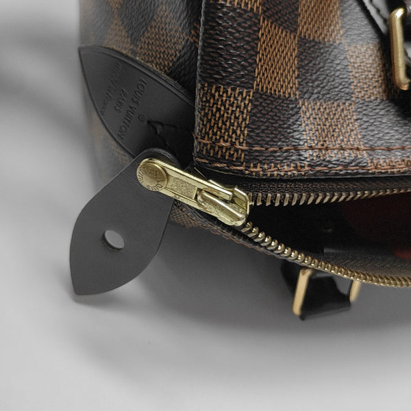 SPEEDY 25 Damier Ebene Coated Canvas Brown