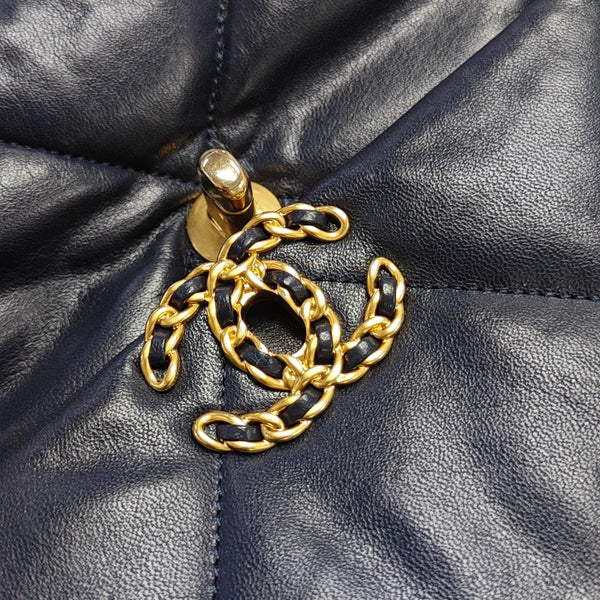 CHANEL 19 Small Quilted Lambskin Blue