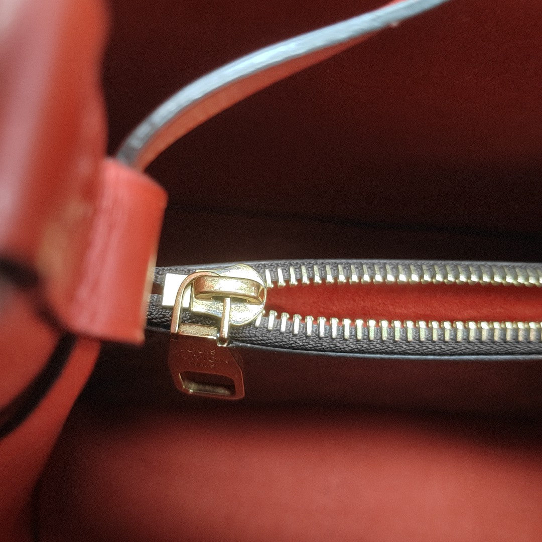 NÉONOÉ MM Monogram Coated Canvas Brown