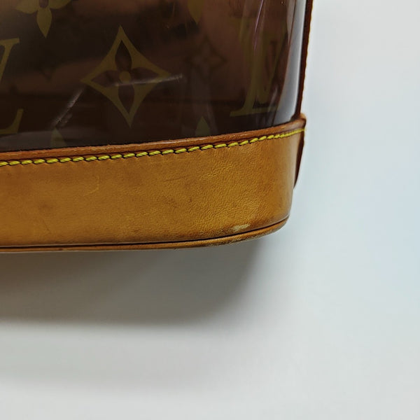 SAC AMBRE PM Monogram Plastic Brown