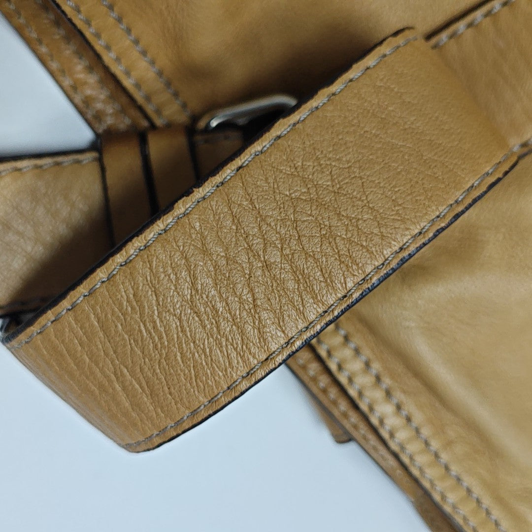 Lambskin Tote Bag Brown