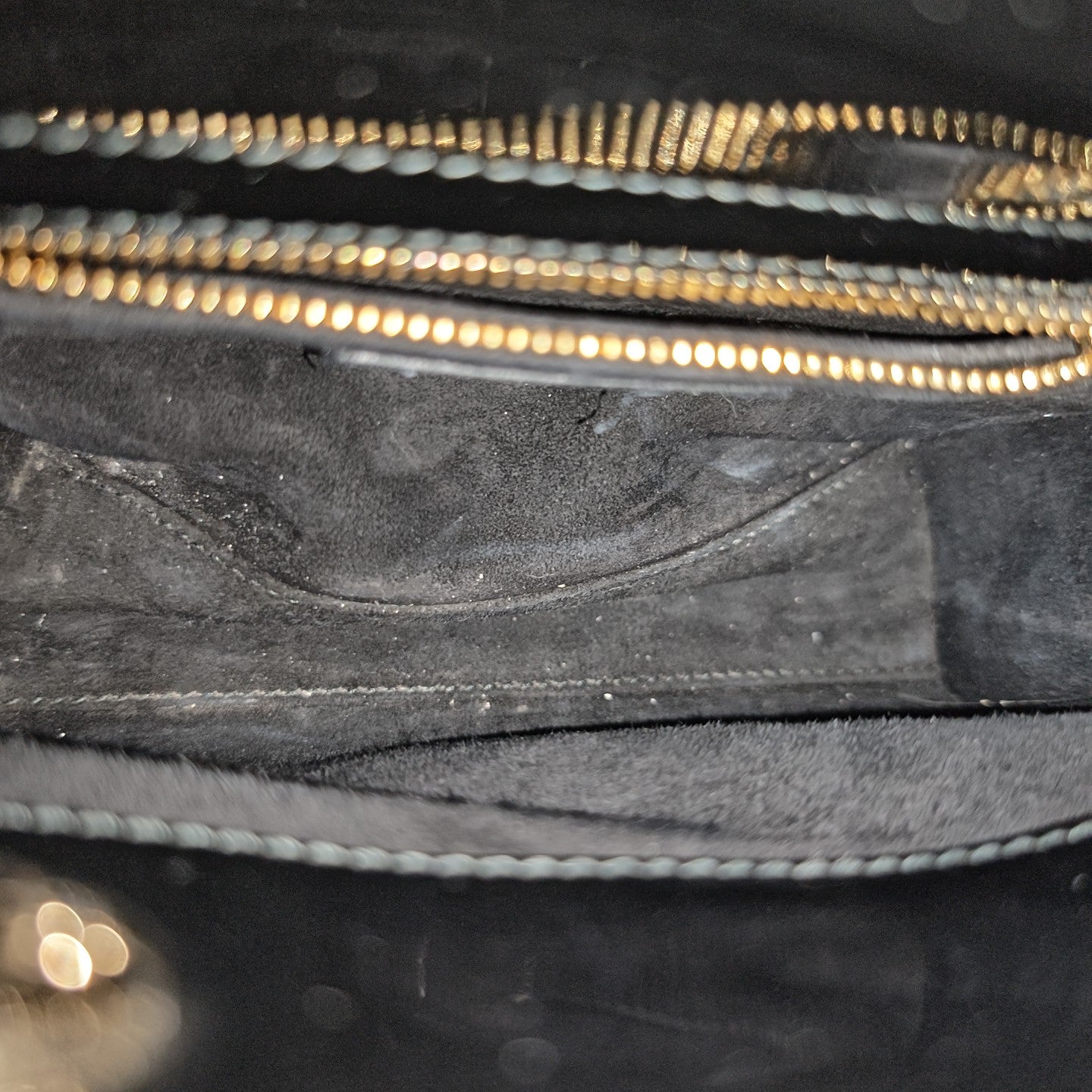 Lady Dior Mini Cannage Patent Leather Black