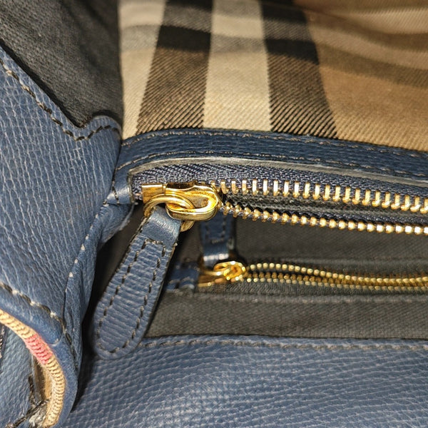 Camberley Derby Calfskin Blue