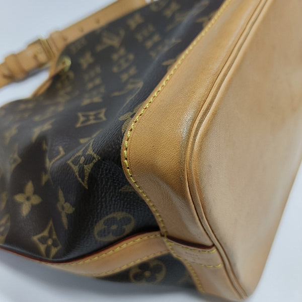 NOÉ BB Monogram Coated Canvas Brown