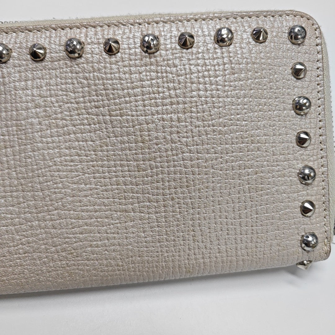 Calfskin Wallet Beige