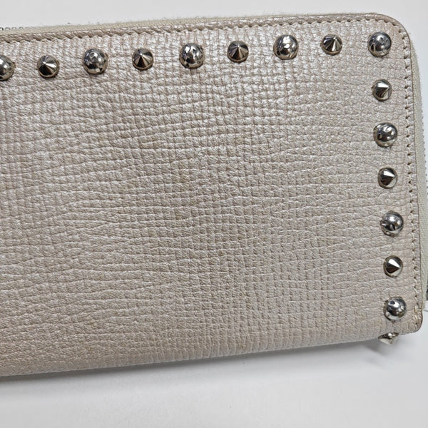 Calfskin Wallet Beige