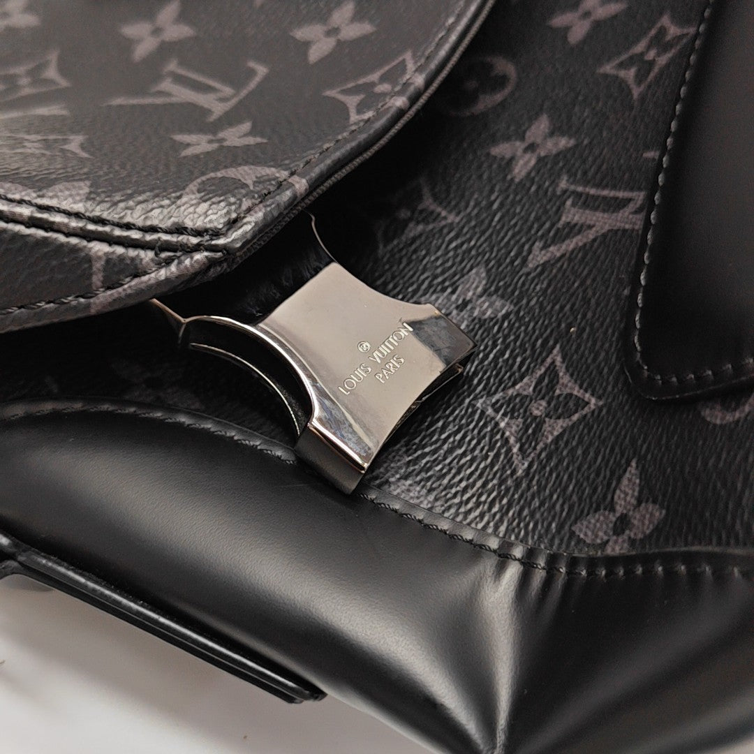 VOYAGER PM Monogram Coated Canvas Black