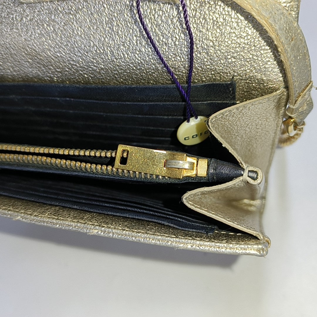MONOGRAM Medium Chevron Calfskin Beige