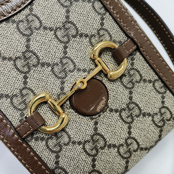 Horsebit 1955 Mini Coated Canvas Beige