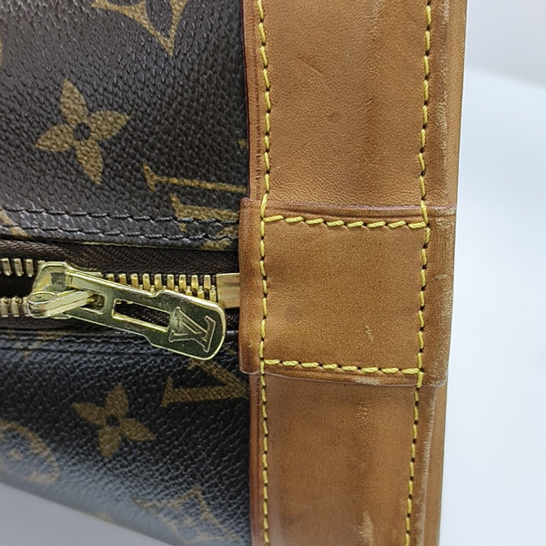 ALMA GM Monogram Coated Canvas Brown