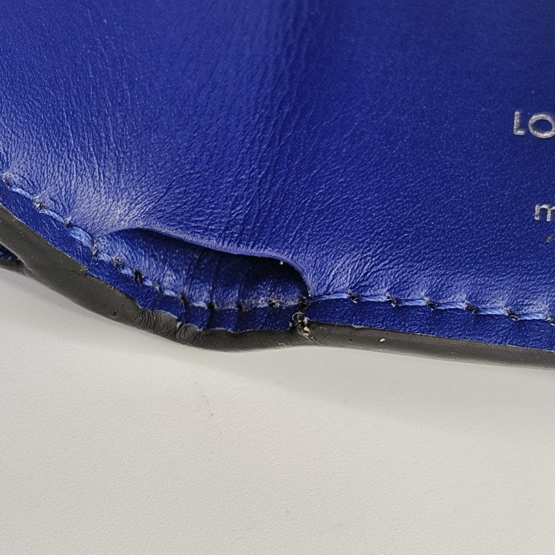 DISCOVERY Monogram Calfskin Blue Wallet