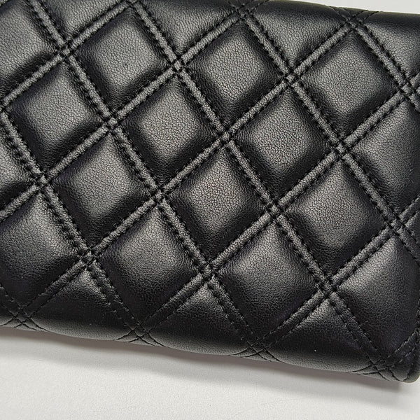 Quilted Lambskin Wallet Black