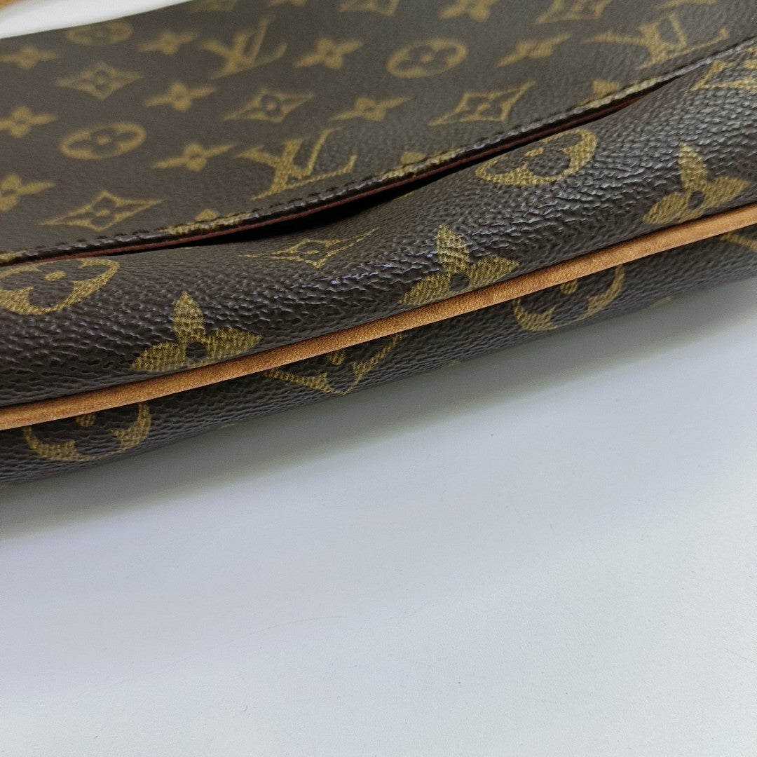 MUSETTE TANGO Monogram Coated Canvas Brown
