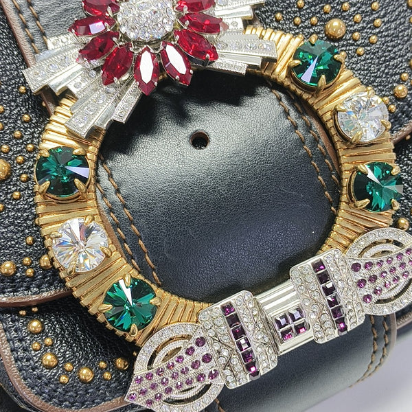 Miu Lady Calfskin Black