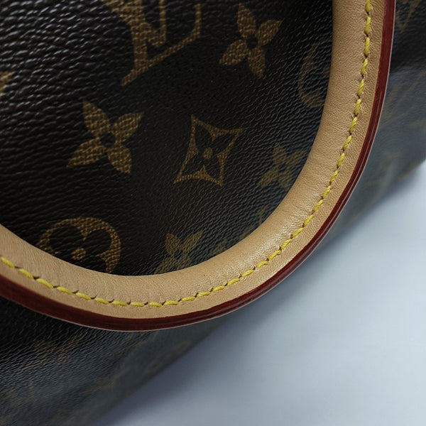 SPEEDY 25 Monogram Coated Canvas Brown