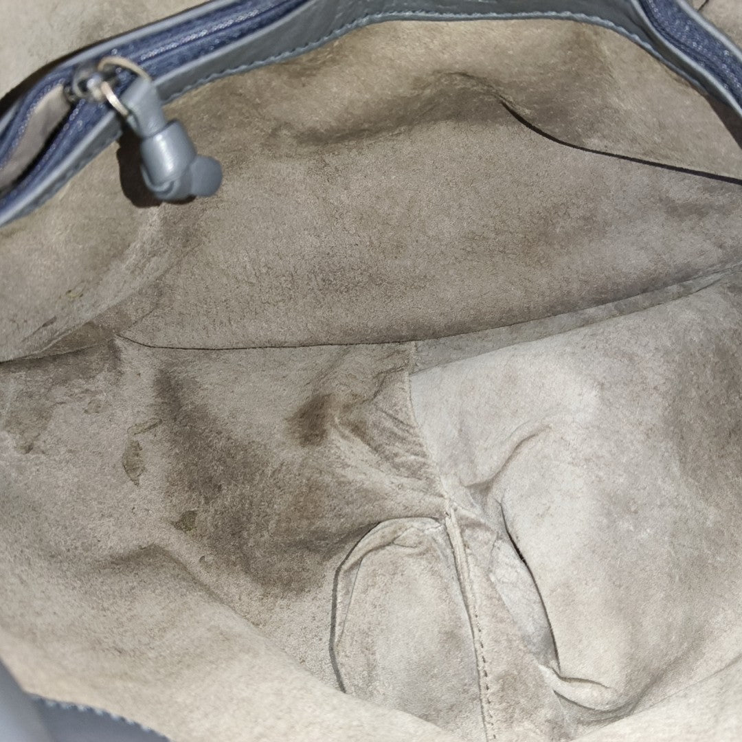 Lambskin Shoulder Bag Gray