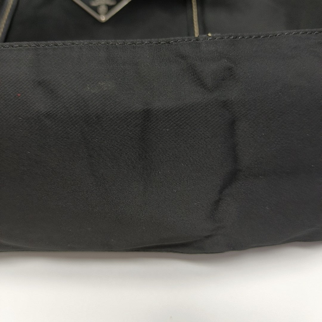 Nylon Shoulder Bag Black