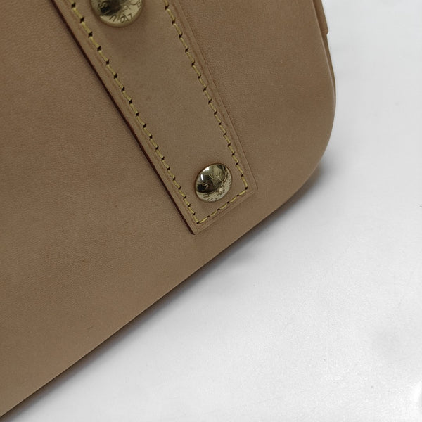 ALMA BB Monogram Coated Canvas Brown