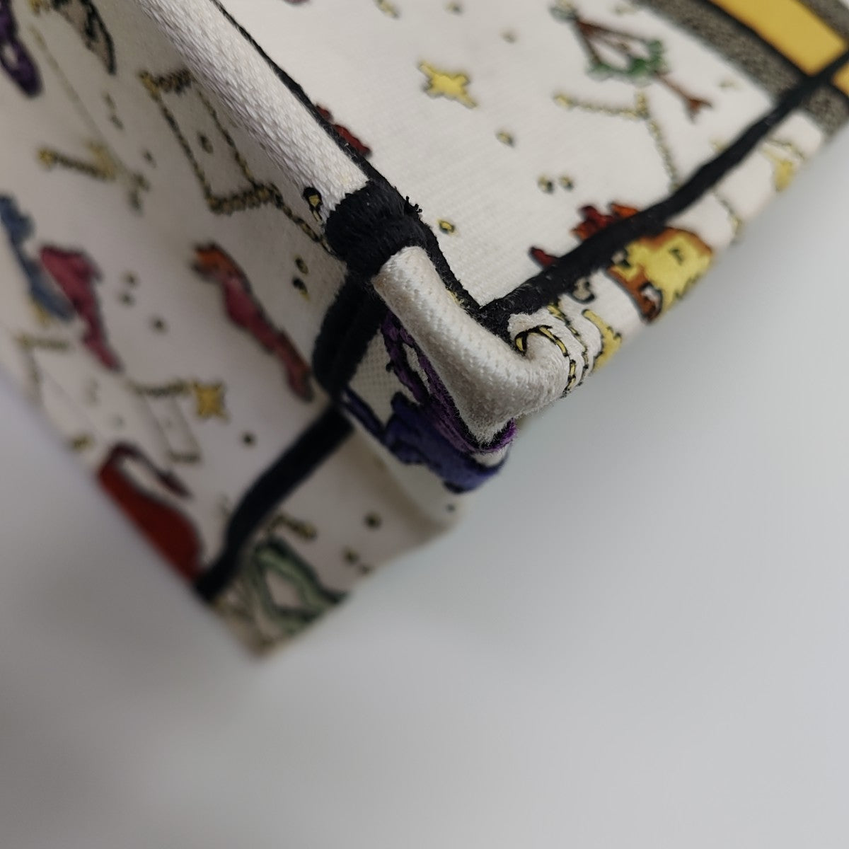 Book Tote Large Canvas White