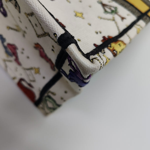 Book Tote Large Canvas White