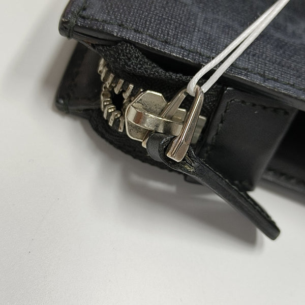 GG Supreme Monogram Coated Canvas Gray