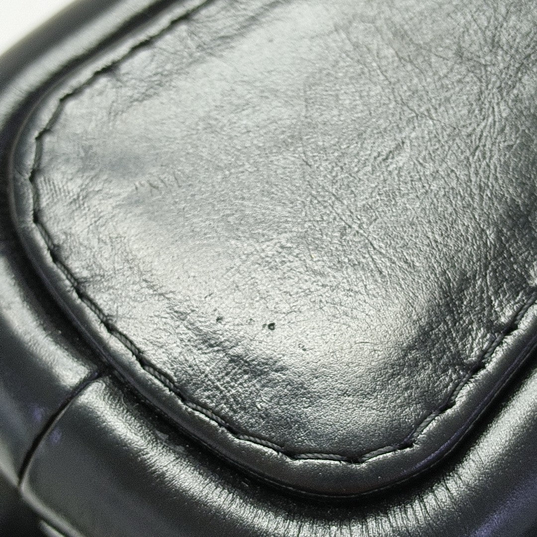 GABRIELLE Small Quilted Calfskin Black