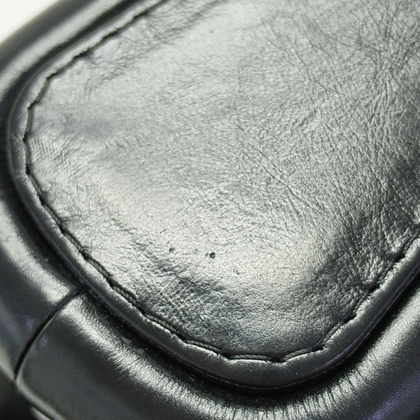 GABRIELLE Small Quilted Calfskin Black